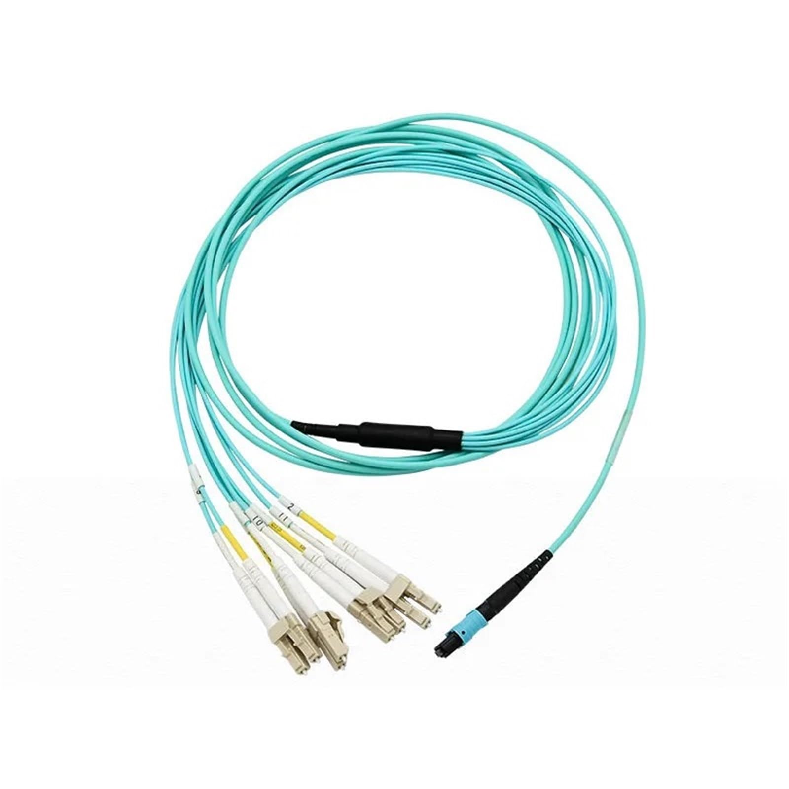 Ponte in fibra ottica, M-M OM3, M-LC Duplex, LSZH, da femmina a femmina, 8, 12 core, 5M, 8C, interruttore M OM3, 40G (OM3-150 8core 3M)