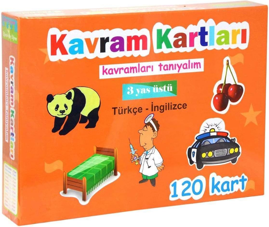 Kızılkaya Oyuncak KZL-145 Kavram Kartları-120 Kart