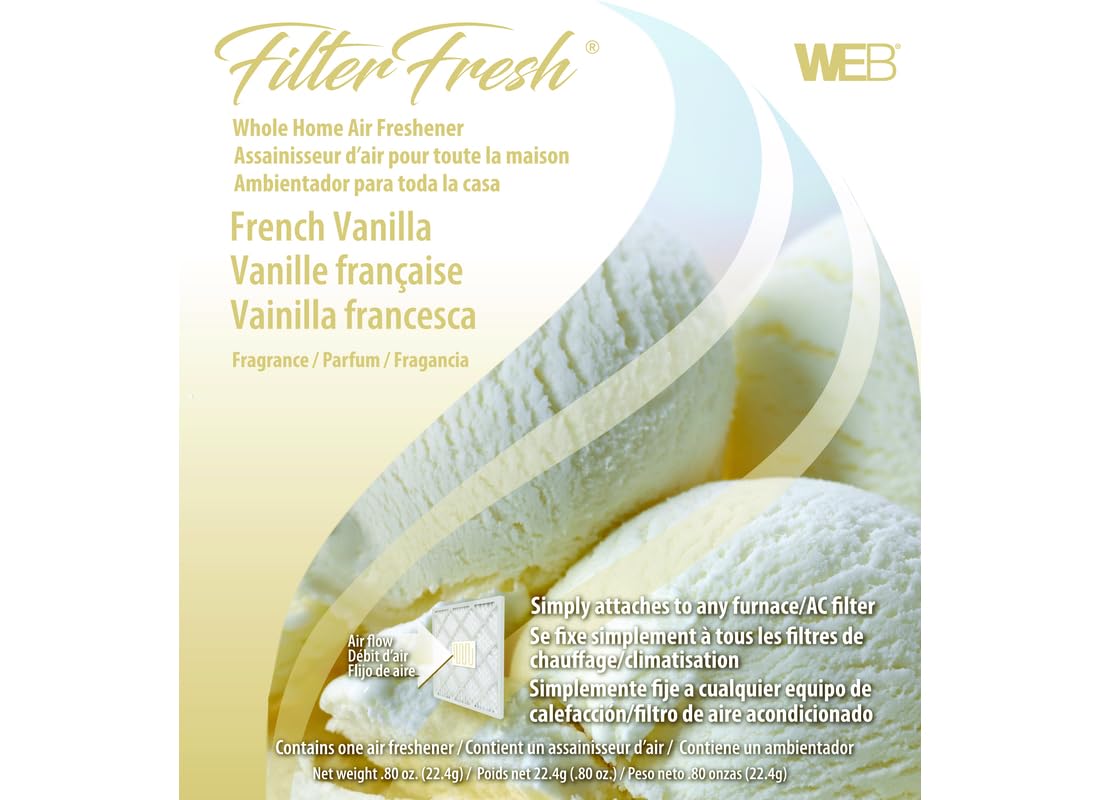 FilterFresh Whole Home French Vanilla Air Freshener 0.8 Ounce (Pack of 1)