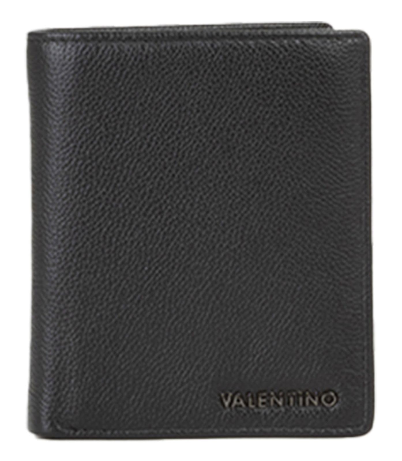 Valentino Leather Purse Fort Wallet Nero Black