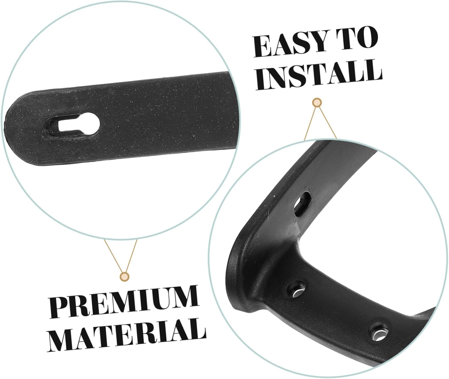 Lurrose 2pcs Ergonomic Office Chair Arm Pads Desk Chair Armrest Accessories for Comfortable Support for Office Workers Easy to Install Classic Design