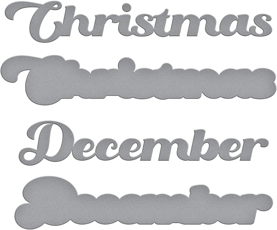 Spellbinders S3-520 Christmas & December Etched Dies from The Storytelling by Spellbinders Collection
