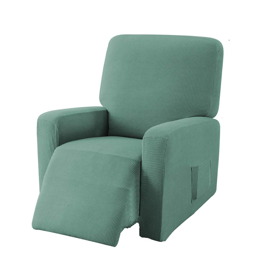 EBETA Jacquard Funda de sillón, Capuchas elásticas para sillón, Elástico Funda para sillón reclinable (Verde Claro)