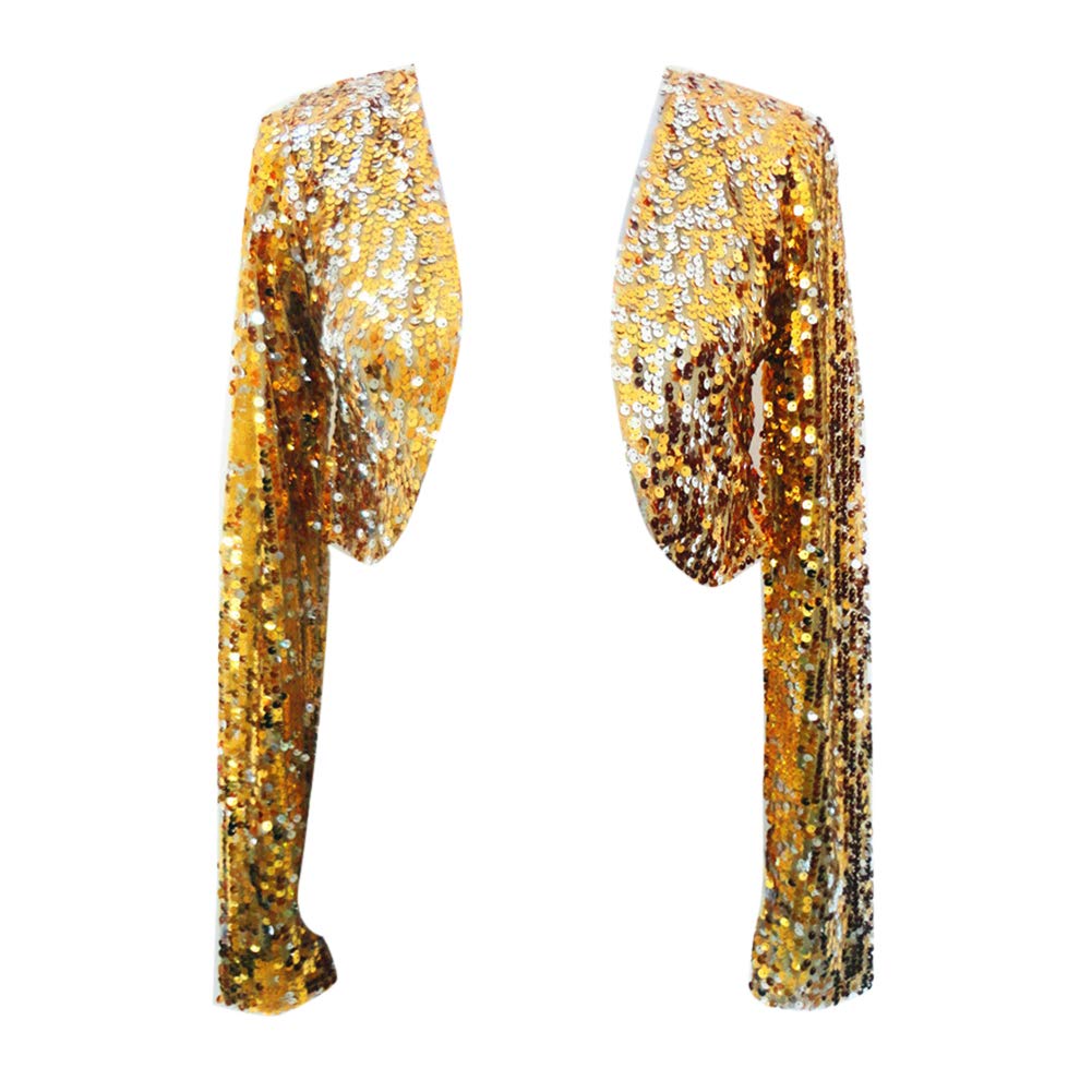Damen Pailletten Bolero Kurz - Glitzernder Cardigan Für Party & Abend