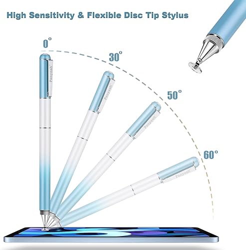 Miniatura 5 de Penyeah Lápiz óptico para pantallas táctiles, lápiz digital 3 en 1 para Android, lápiz capacitivo universal para teléfonos, tabletas y otras