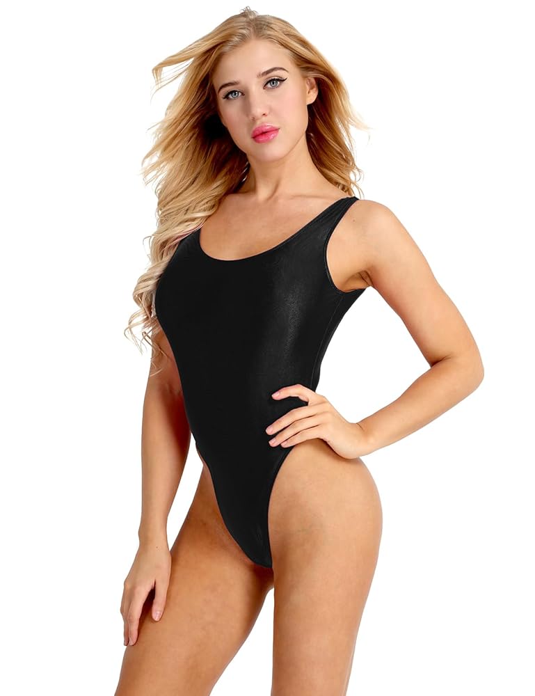 Kvysinly Women One Piece Swimsuit High Cut Monokini Bikini