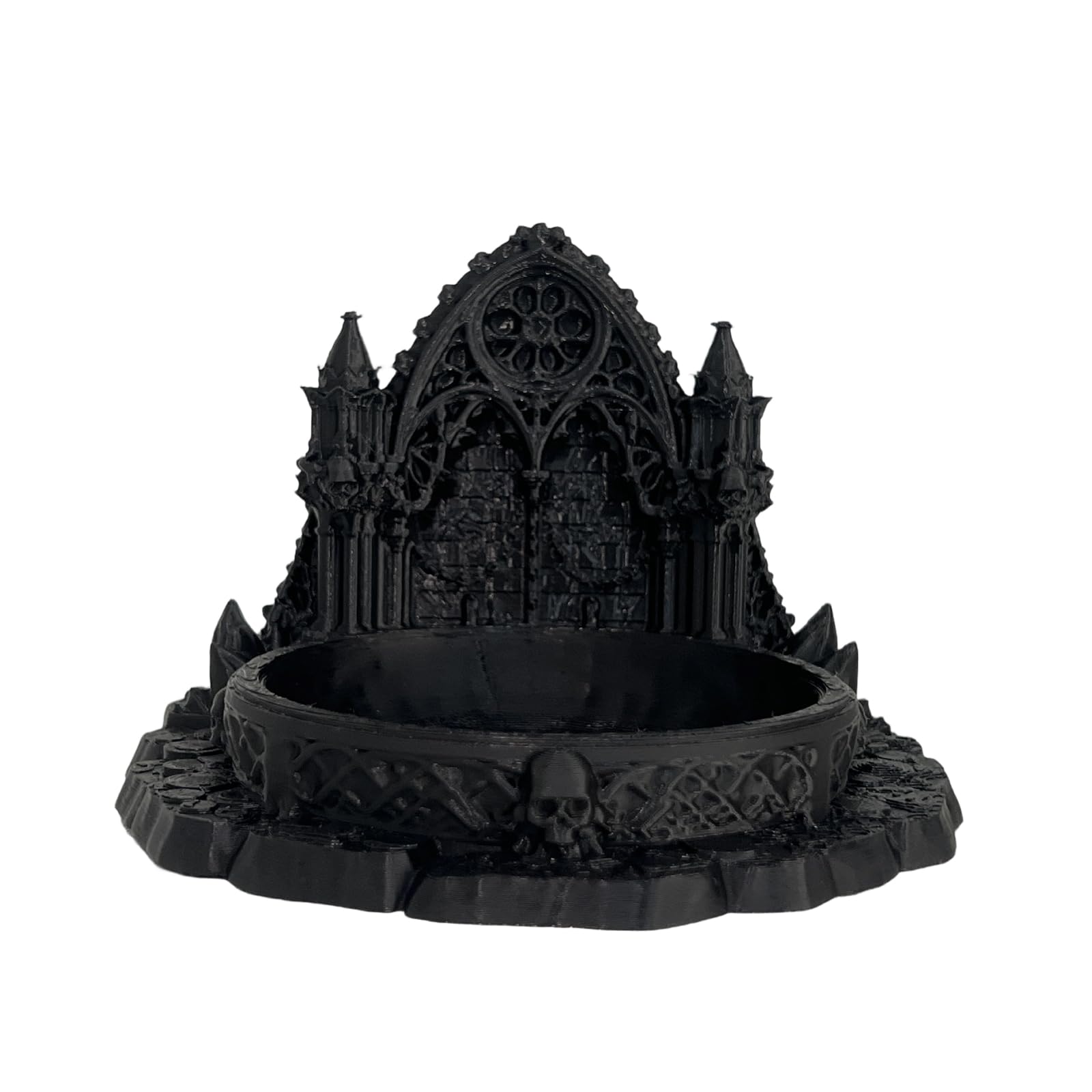 KAHDGSS Gothics Castles Tray Jewelry Rings Holder Trinket for Home Decor Castles Decorative Tray Jewelry Rings Holder for Entryway Decorations