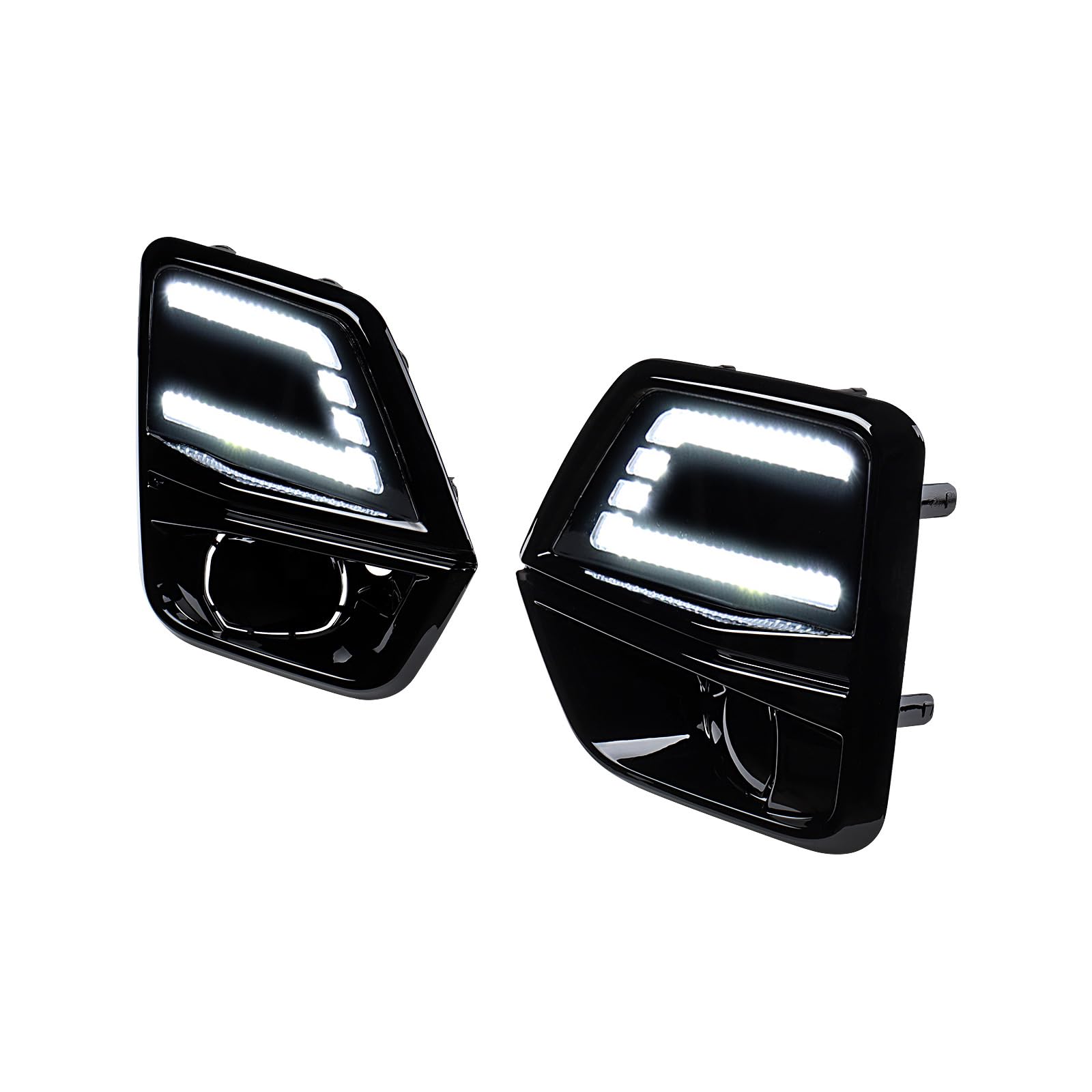 DECO-S50C LEDラインボルトレンズランプ 4個セット Amazon.com: Anzios DRL Turn Signals Fog Lights Bezel for Chevy