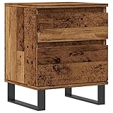 Espace de rangement pratique avec tiroir et compartiment pour les petits appartements - Avec ses dimensions de 40 x 35 x 50 cm (L x l x H), cette table de chevet offre suffisamment d'espace pour les livres, les télécommandes et plus encore. Parfait pour les minimalistes et les familles qui aiment l'ordre dans la chambre à coucher.
