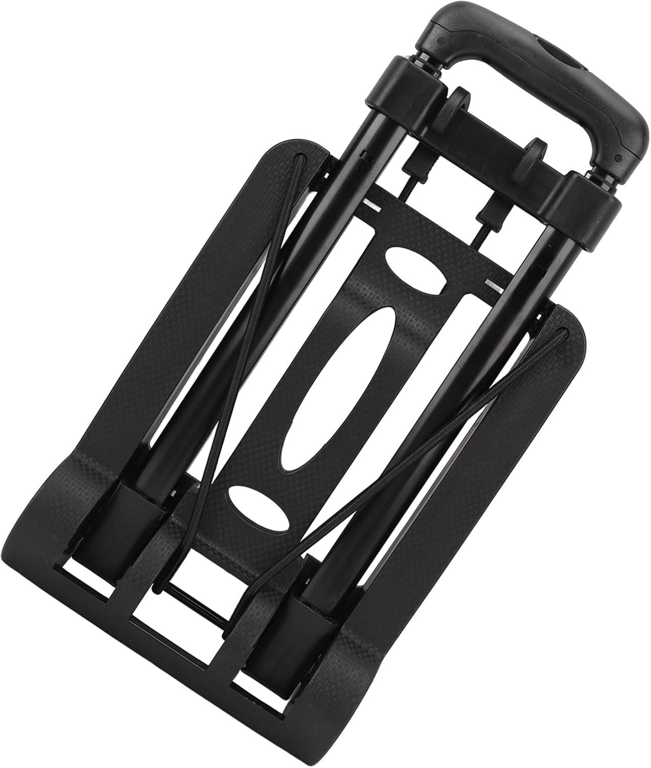 Folding Hand Truck Portable Large Capacity, Heavy Duty Luggage Cart with 4 Secure Wheels, Foldable and Sturdy Design - Lightweight Convenience, Multipurpose Use for Shopping and