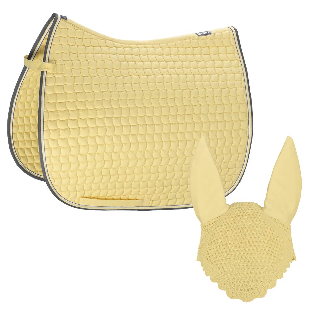 Eskadron Set Basic Cotton Schabracke mit Fliegenohren in Banana