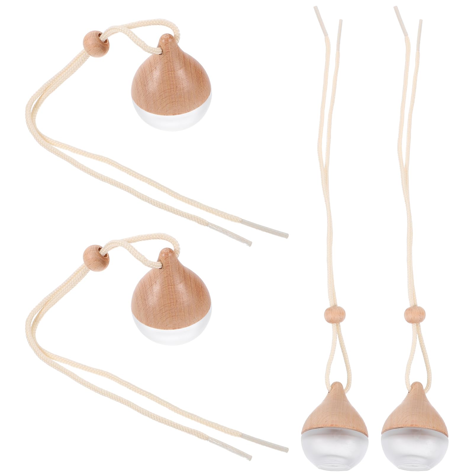 Mikinona 12 Piezas Difusores De Coche Para Aceites Esenciales Accesorios De Aceite Esencial Difusor De Aromaterapia Para Coche Colgante De Perfume Para Colgar En El Ambientador Vidrio