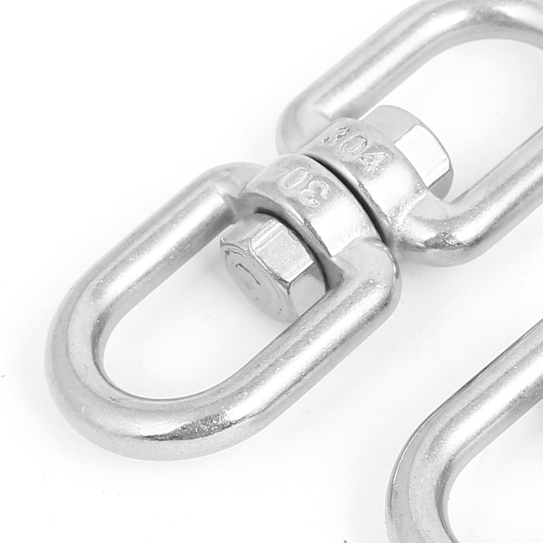 Aexit Connecteur d'accrochage de cerceau à crochet en acier inoxydable M8 à double encastrement en forme de D, 5pcs (403dcb9e8dd361f1016494f9215d9754)