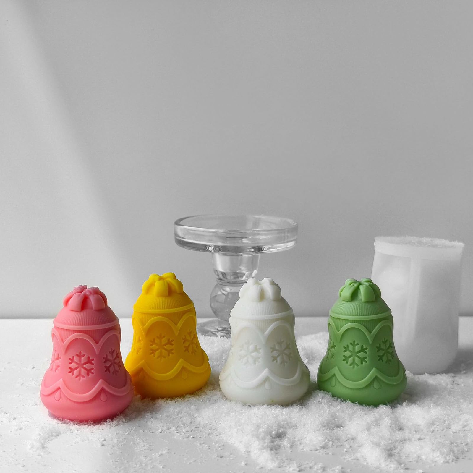 Stampi in silicone per la produzione di sapone, serie natalizia in resina, adatti per ogni occasione