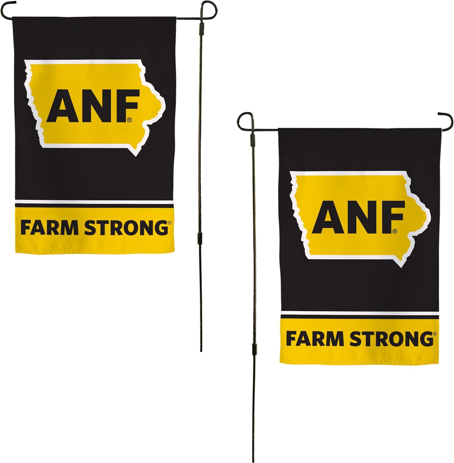 Desert Cactus University of Iowa UI Garden Flag – 19 x 12 inch Iowa Hawkeyes Banner, For Outdoor Display and Events (Design E)