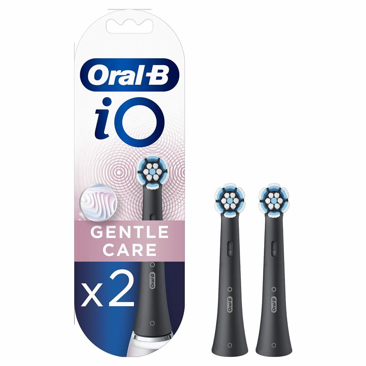 Amazon.com : Oral-B - IO Gentle Care Black (2 pcs) : Health