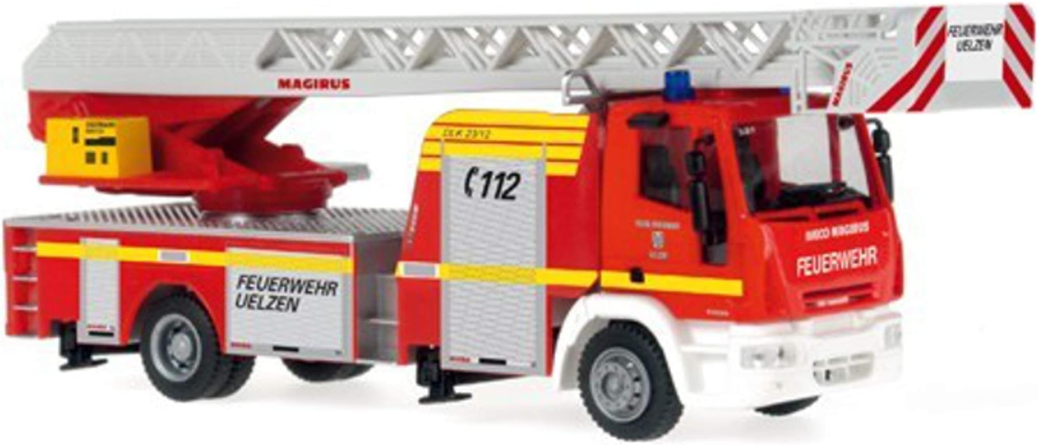 Magirus Fire Engine DLK 32 Uelzen, Ready Model, Scale 1:87 Rietze