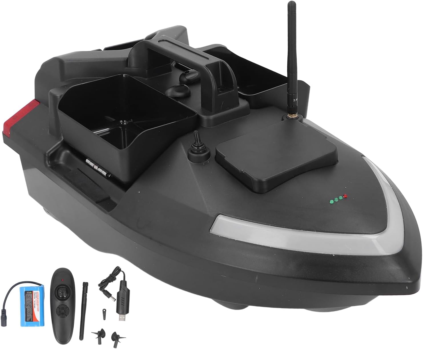 เรือเหยื่อตกปลาบังคับวิทยุ Bewinner และอุปกรณ์เสริม