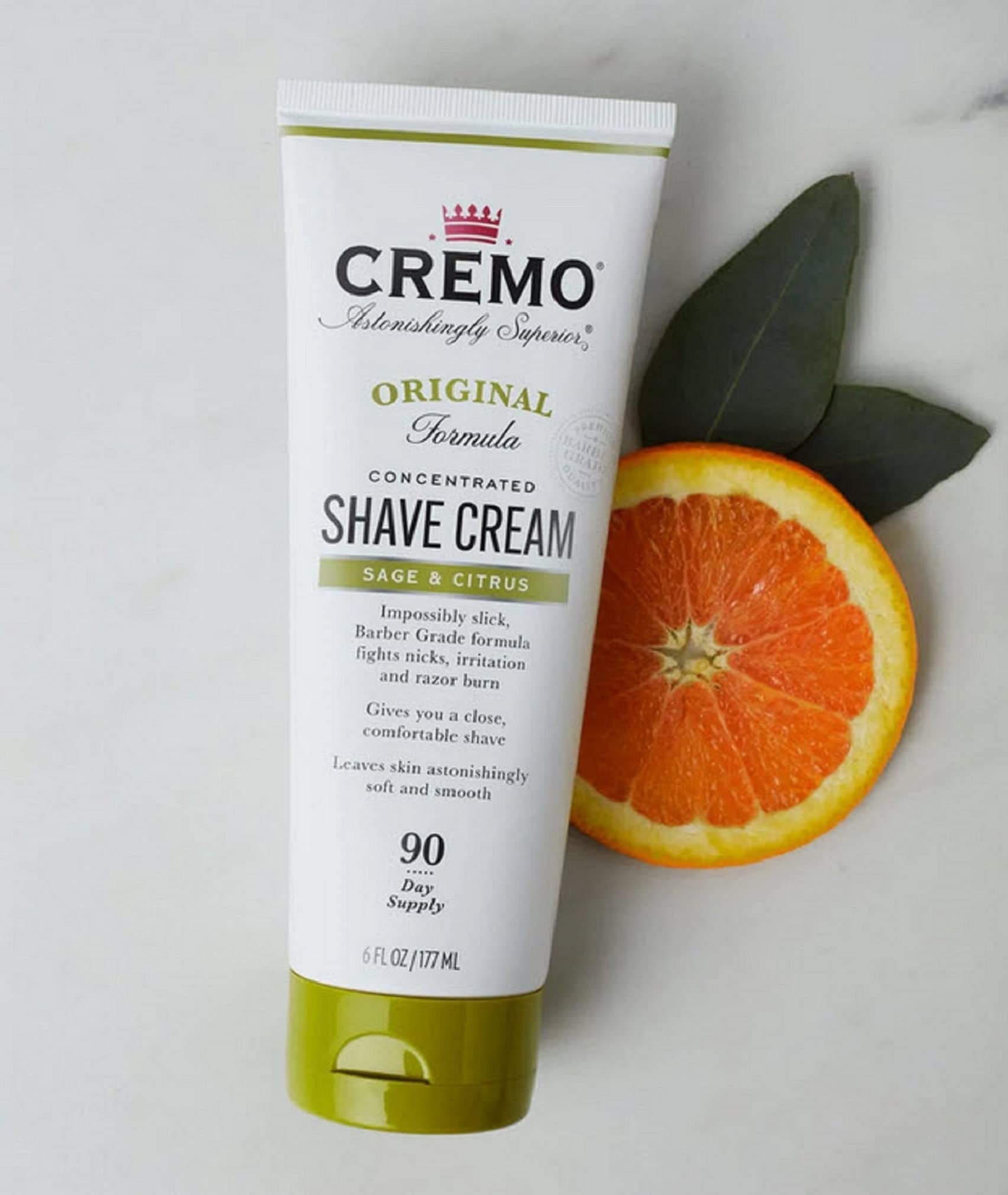 Amazon.com: Cremo Barber Grade Sage & Citrus Shave Cream