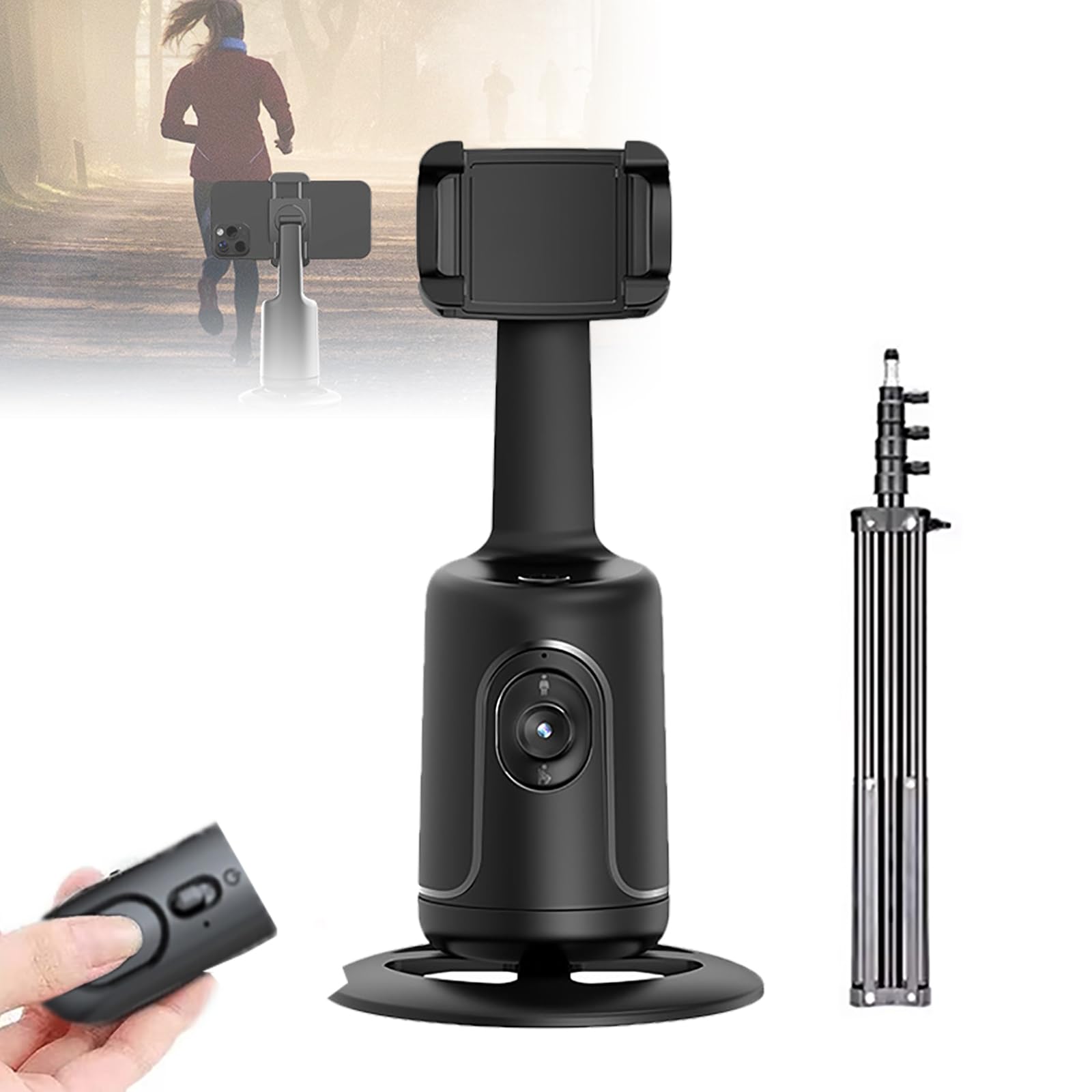 Stabilisateur smartphone vlogging avec trépied de 169cm et suivi intelligent