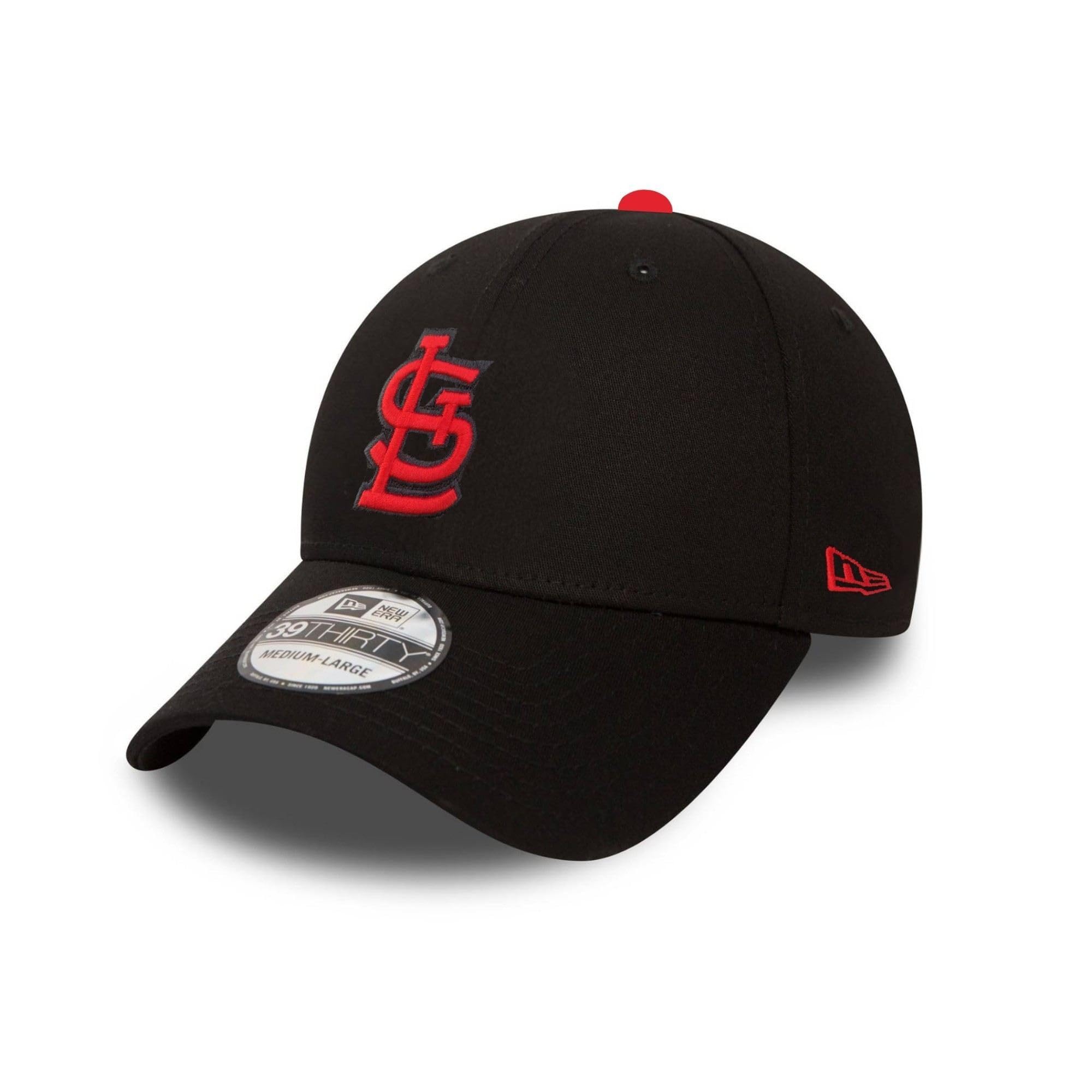 New Era Unisex St. Louis Cardinals #31529 St. Louis Cardinals Mlb Black 39Thirty Stretch Cap