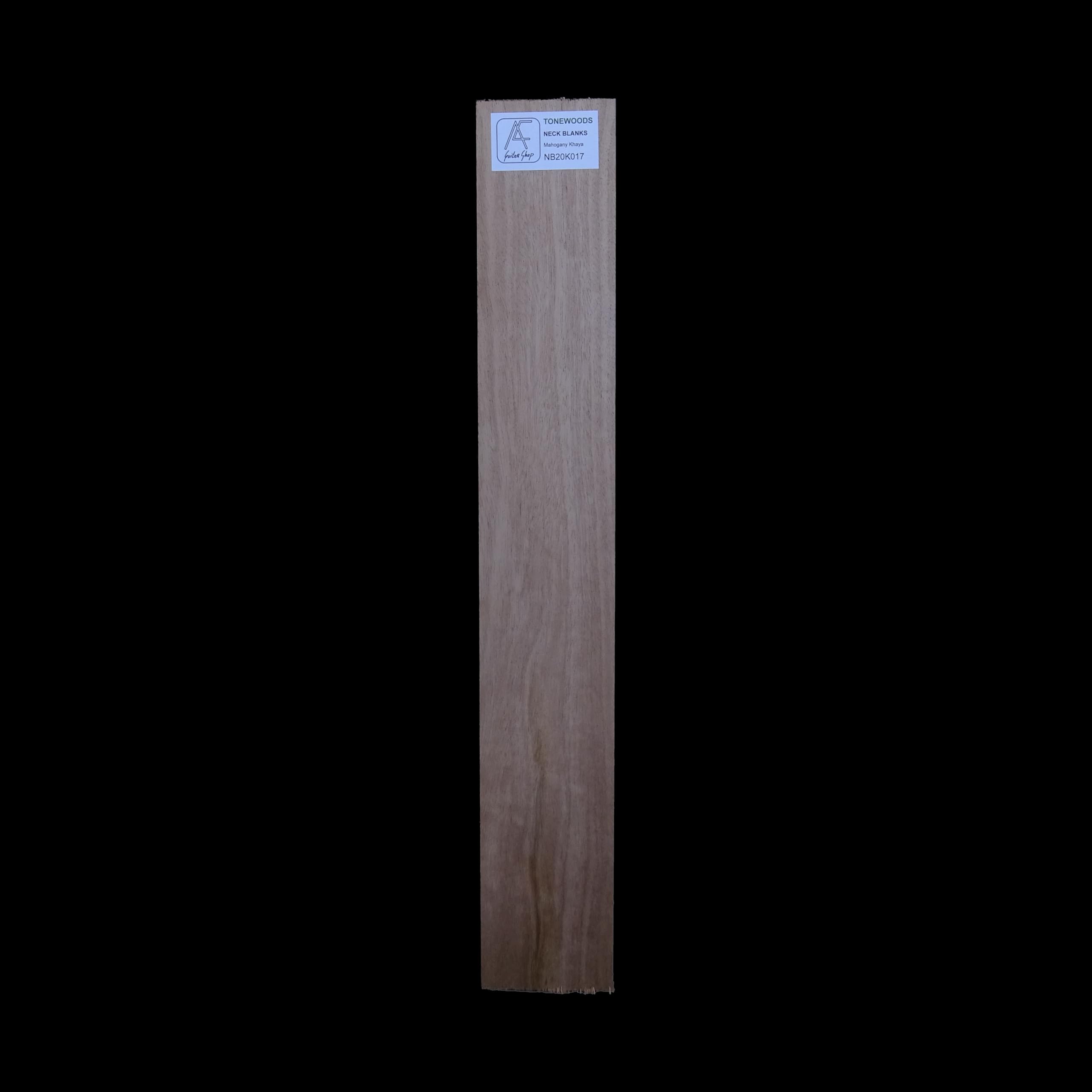 Fabrication de manche guitare basse avec le Neck Blank NB20K017 acajou 20mm