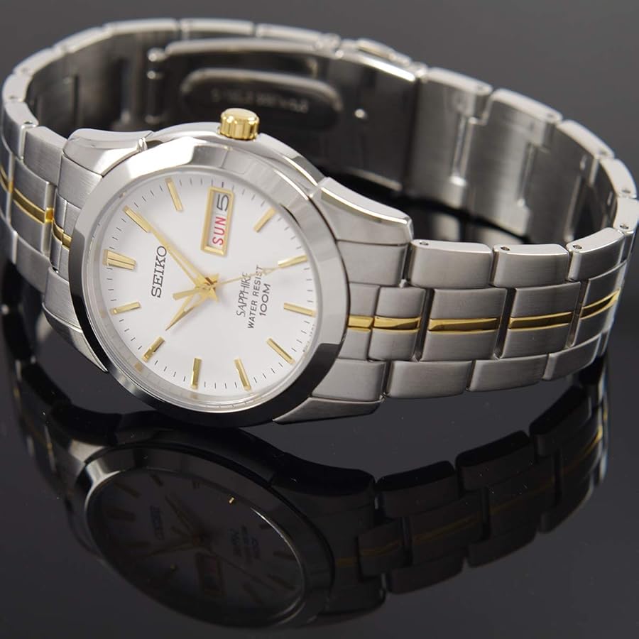 毎日お値下⁉️希少⁉️海外モデル セイコー クオーツ サファイア SEIKO セイコー 腕時計 海外モデル クオーツ サファイアガラス