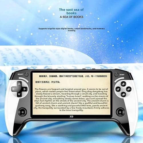 Miniatura 6 de X9 Retro Handheld Game Console-Handheld Game Console with HD 5.5-inch IPS Screen Classic Video Games Supports TV Connection,10+ Emulators & 5-Hour
