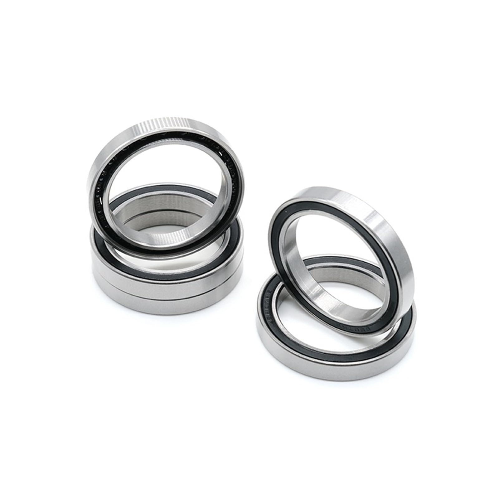 Rodamiento de bolas de acero inoxidable 6806RS 30x42x7 mm Rodamiento de bolas de ranura profunda 6806 Rodamiento de acero inoxidable S6806-2RS 5 piezas