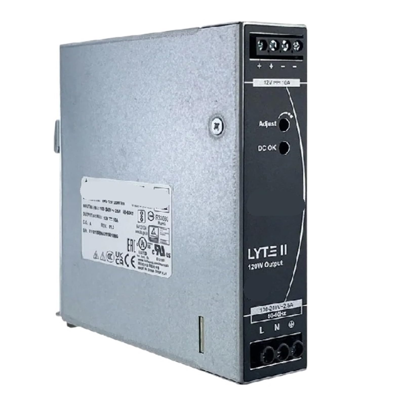 YWZVBSDCS DRL-12V120W1EN Switching Power Supply, 12V 10A 120W
