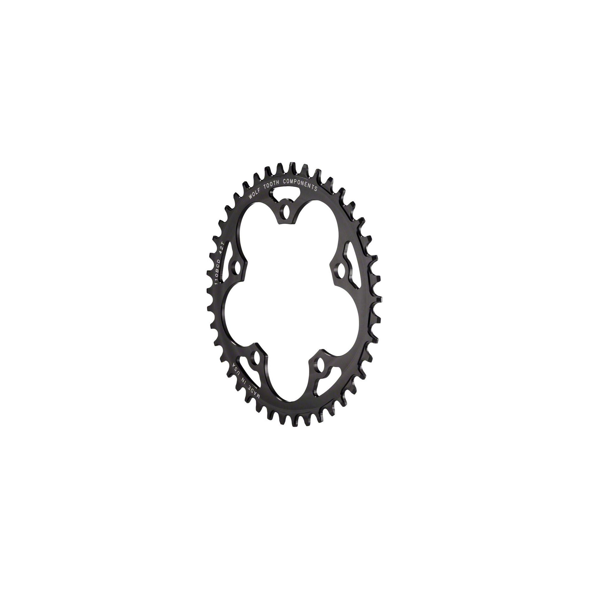 Wolf Tooth 110BCD Plate Bike, Black, 40