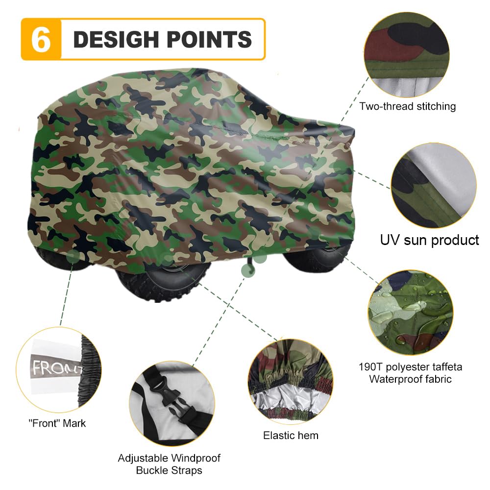 Fundas para Motos Moto Bike Cover Universal Impermeable Lluvia Motocicleta vehículo Scooter Kart Moto Cubre Moto Funda Protectora Resistente a la Intemperie