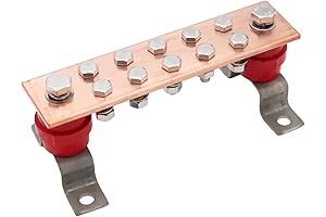 Durable Wall Mounted Copper Ground Bar Kit