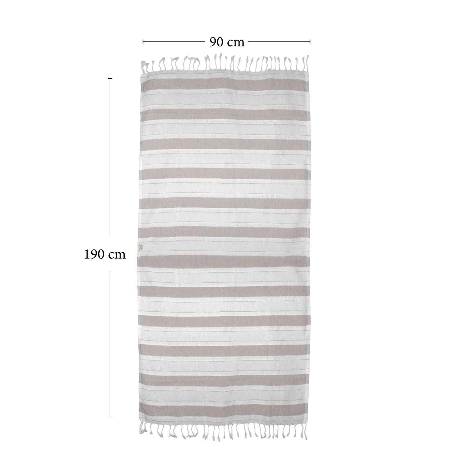 BERCA HOME Ephesus Turkish Beach Towel, Lightweight, Quick Dry, Sand Free, 100% Cotton Peshtemal Hammam & Bath Towel - Image 3