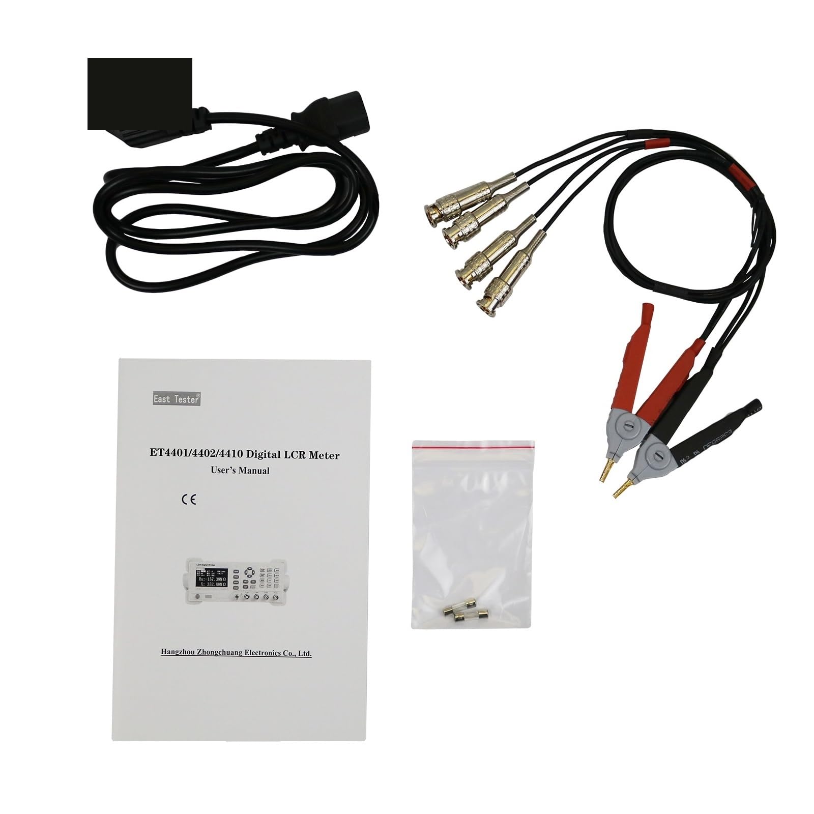 LCR Meter, Tisch-LCR-Tester mit digitaler Brücke, stufenlos einstellbarer Frequenz(ET4410)
