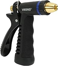 VIKING High Pressure Adjustable Hose Nozzle with Brass Tip for Garden Watering and Car Washing