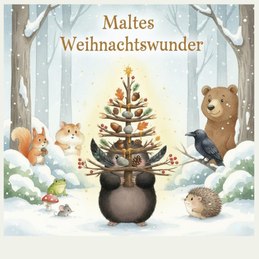 Maltes Weihnachtswunder: Ein Bilderbuch über Freundschaft, Mut und die Magie selbstgemachter Geschenke – Für Leseanfänger ab 5 Jahren