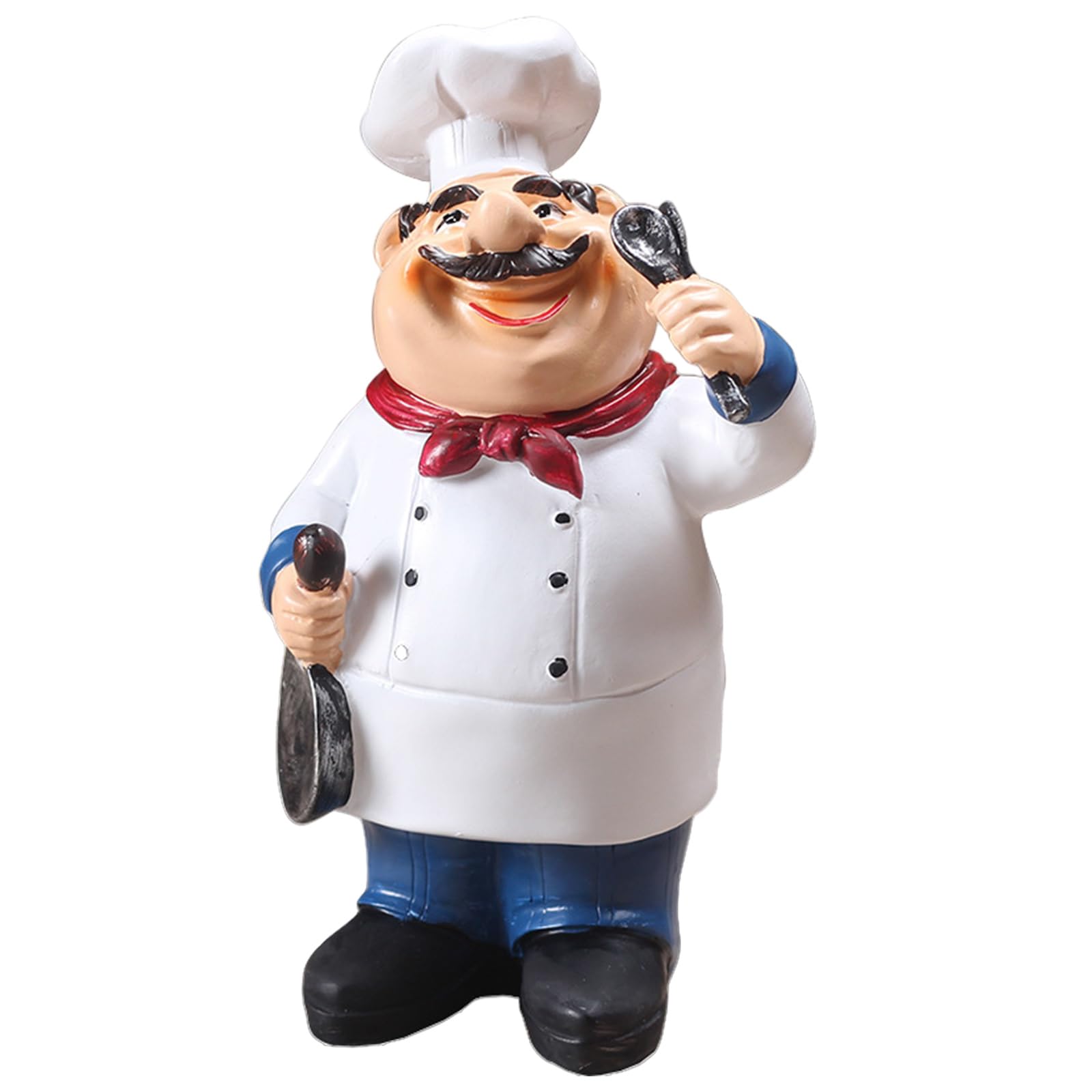 YROHGKPN Cook Figurine Sculpture Resin Statue Perfectly for Kitchen and Dining Room Decoration Resin Statue