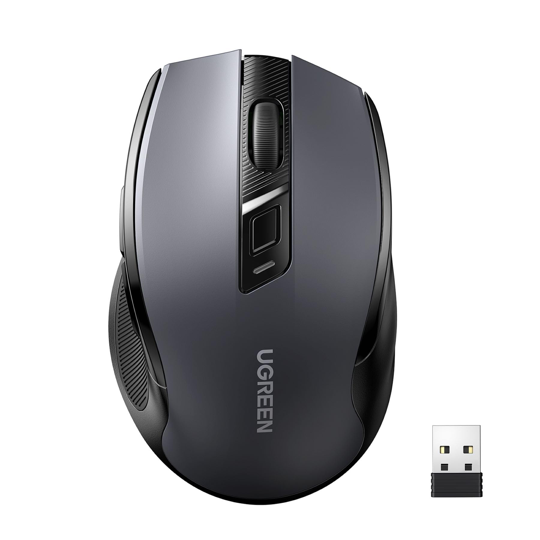 UGREEN Mouse Inalámbrico 2.4 GHz con Receptor USB