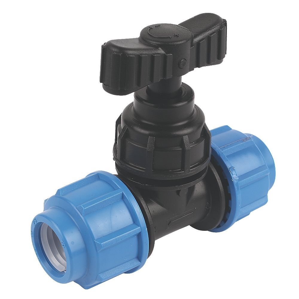 Floplast MDPE Stop Cock 25x25mm | 492042