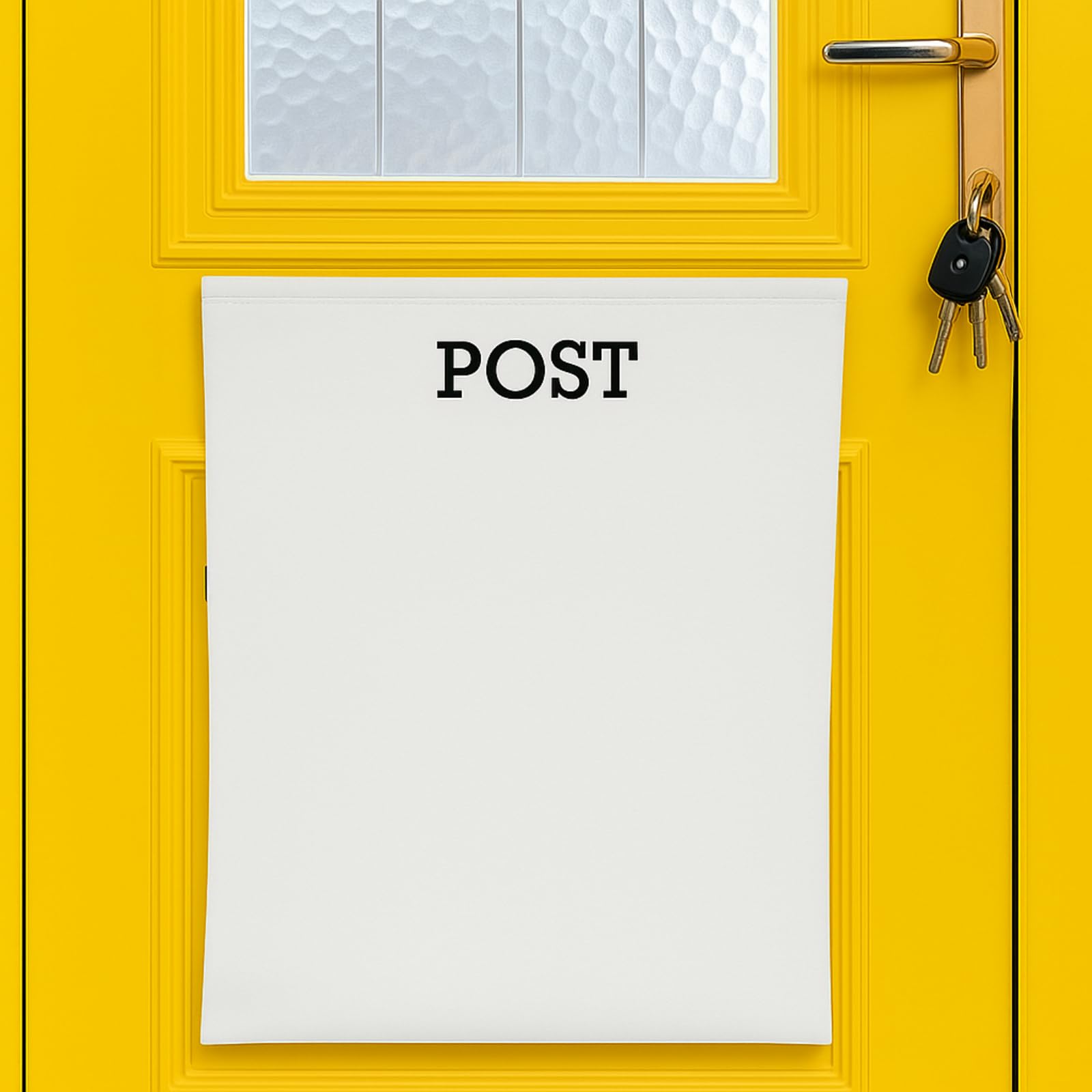 Attrape-courrier pour boîte aux lettres [Blanc] Aucun outil ni vis nécessaire – Boîte aux lettres à l'épreuve des chiens (Blanc)