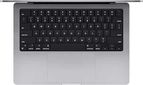 2021 Apple MacBook Pro with Apple M1 Pro (14-inch, 32GB RAM, 512GB SSD Storage) (QWERTY English) Space Grey (Renewed) - 2