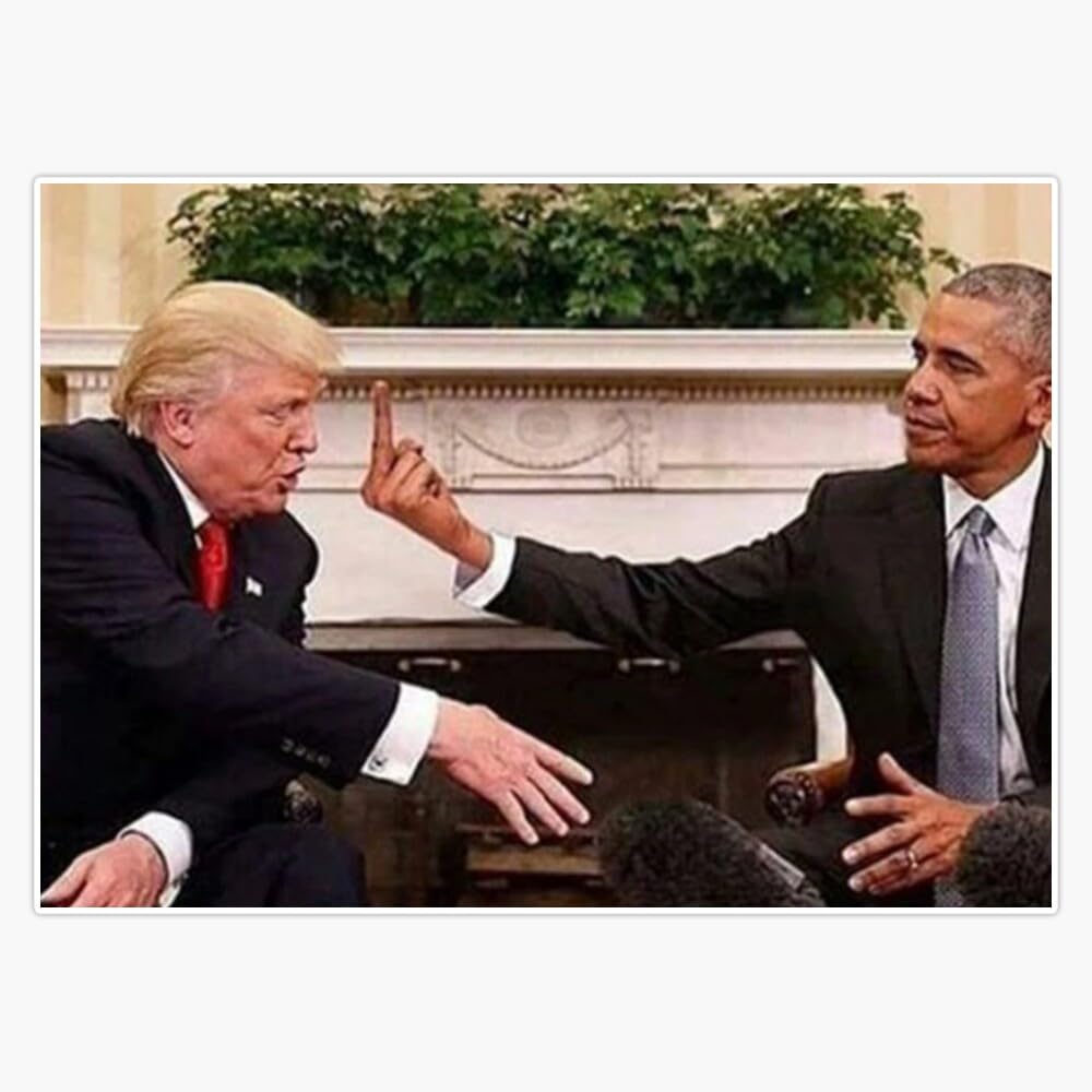 LAD Studio Obama Sticker Bumper Sticker Vinyl Decal 5""