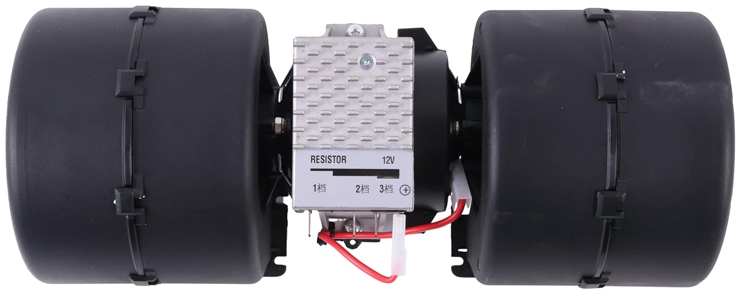 12V Blower Motor Dual Wheel 30003143 008-A54-02 008-A39-02 RD-5-12143-0P Compatible with Spal RA3VCV JD 317G 329E 331G