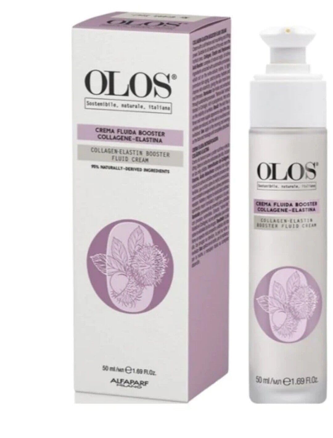 Olos Crema Viso Fluida Booster Collagene Elastina 50ml