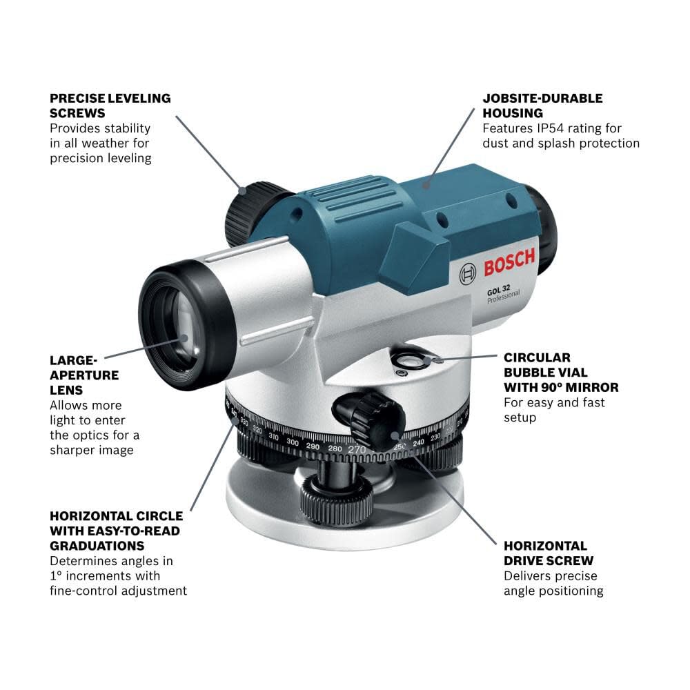 Bosch 32 x automatique Niveau optique GOL 32