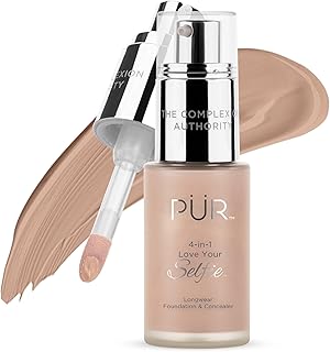 PÜR MINERALS 4-in-1 Love Your Selfie Longwear Foundation & Concealer Ful...