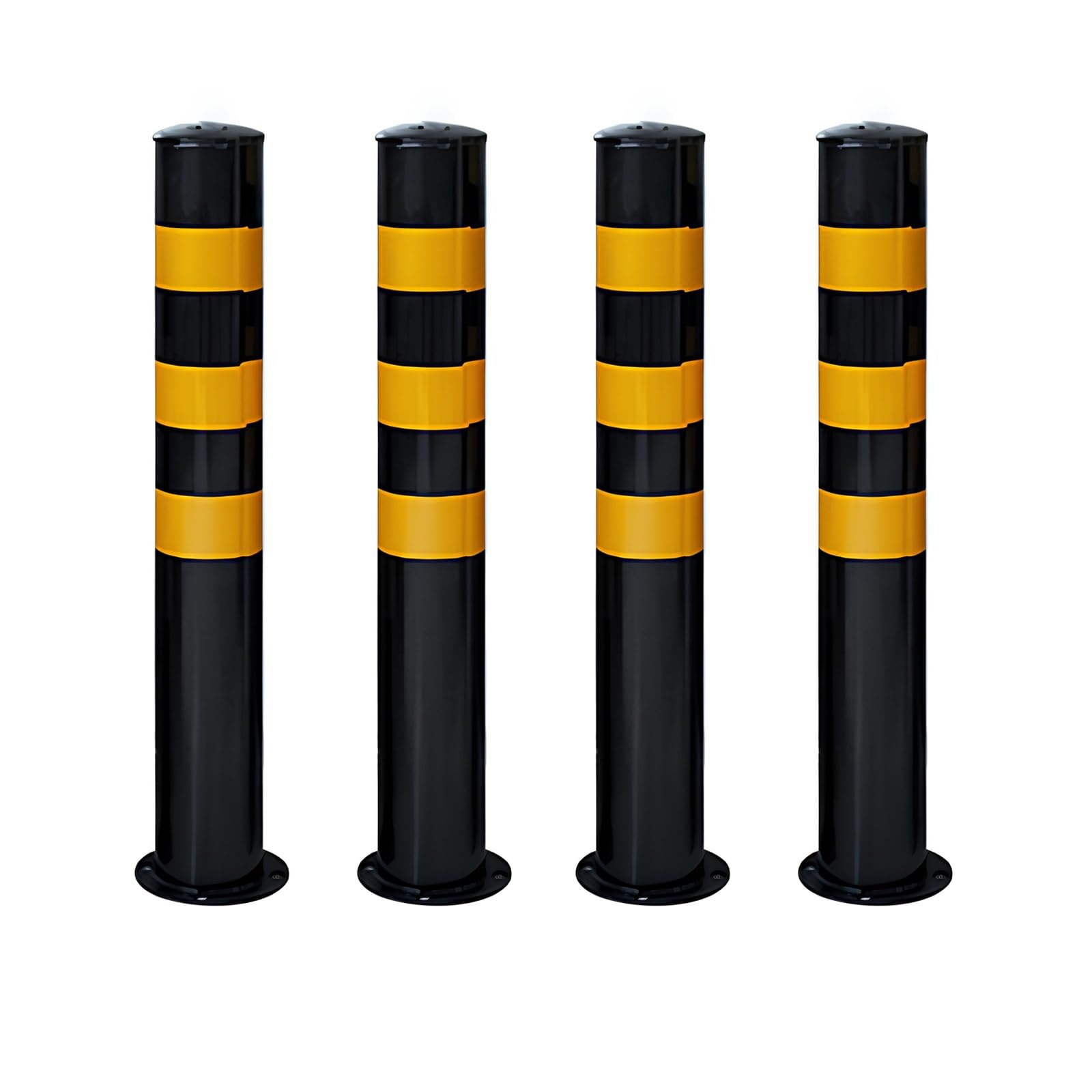 Borne réfléchissante anti-collision pour sécuriser un parking et stopper les chocs