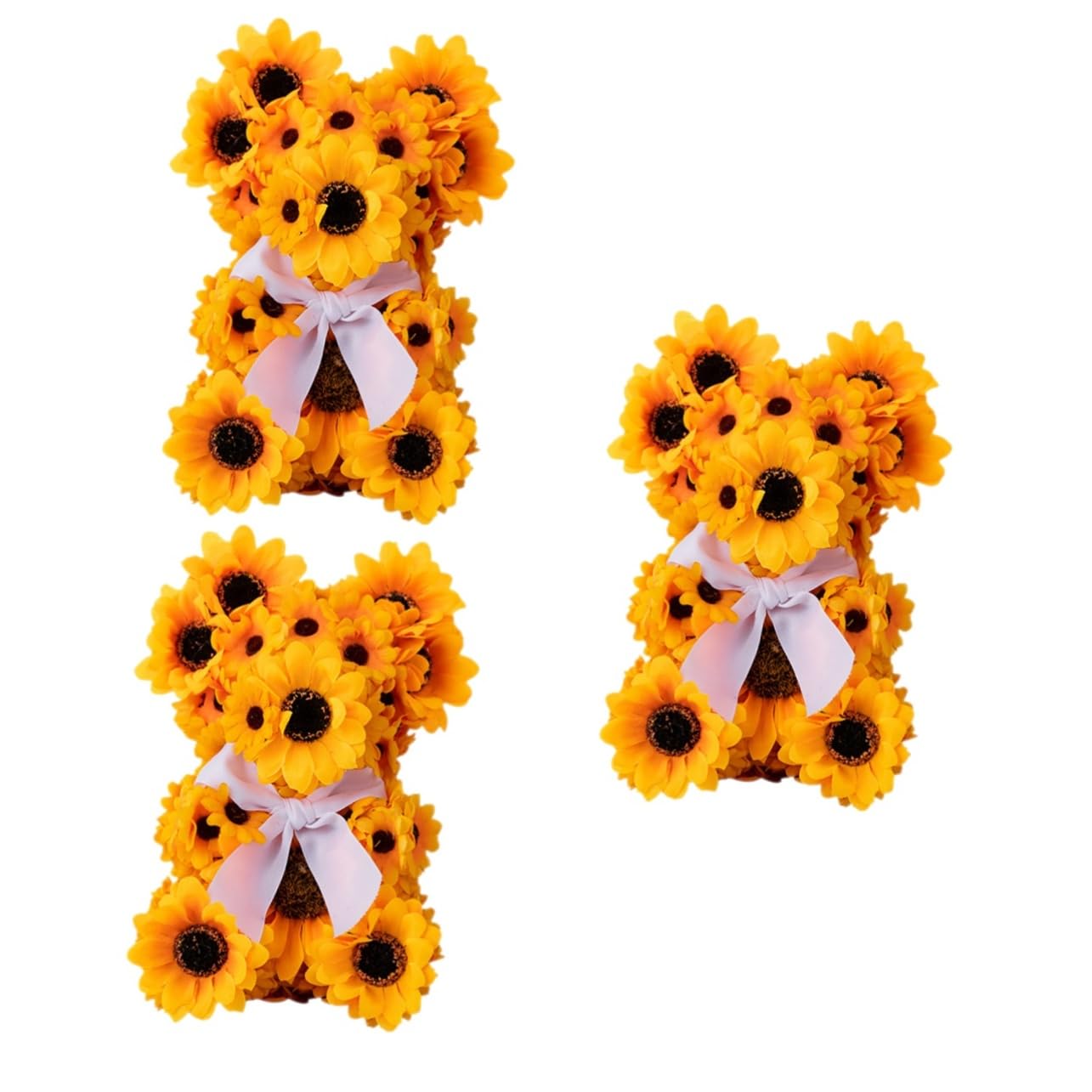 Figurine tournesol et animal Hemobllo 3 pieces pour raviver une decoration de chambre terne