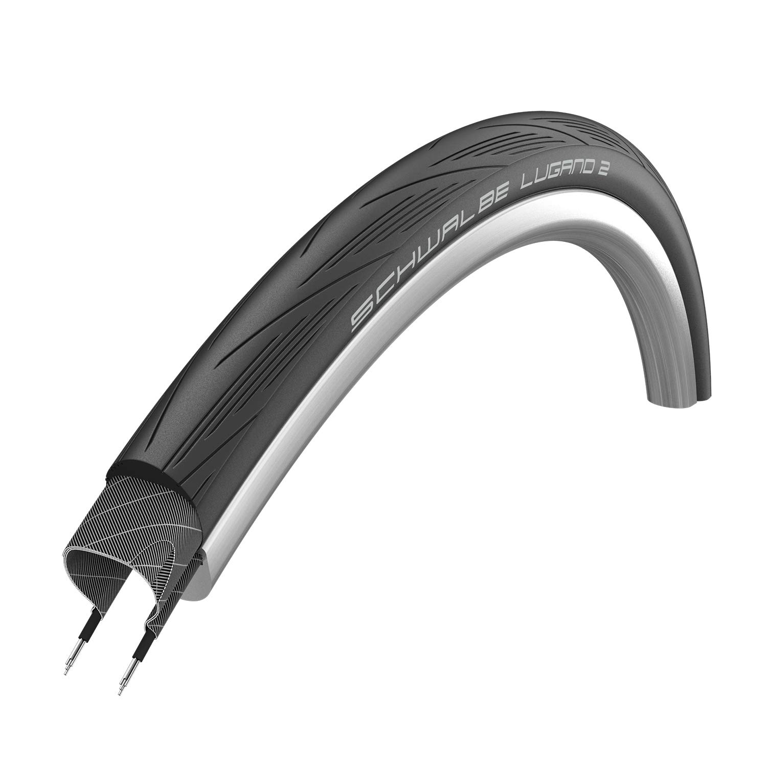 Schwalbe Lugano II Endurance Rennrad Drahteifen // 25-622 (700x25C) Reinforced
